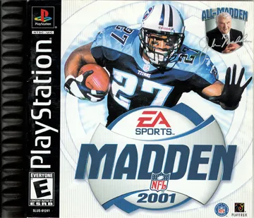 Madden NFL 2001 (US) box cover front